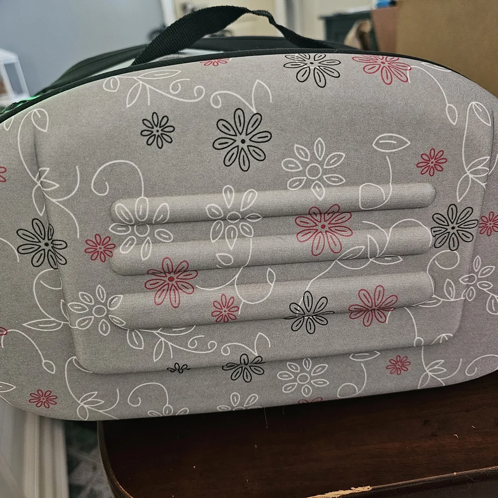 Floral Patterned Kitten/puppy Catrrier